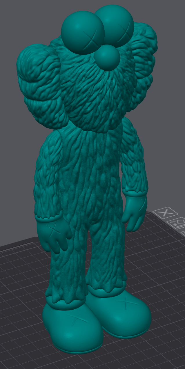 elmo kaws 17in tall 3d printed
