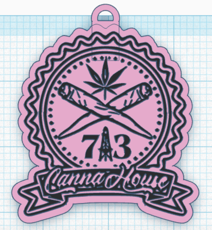 canna house keychain