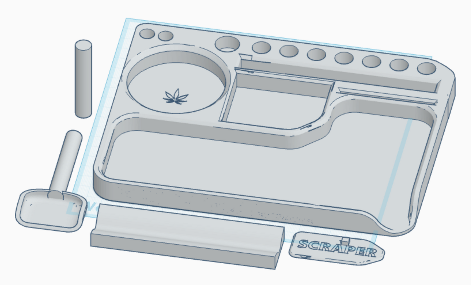 dab stations and trays