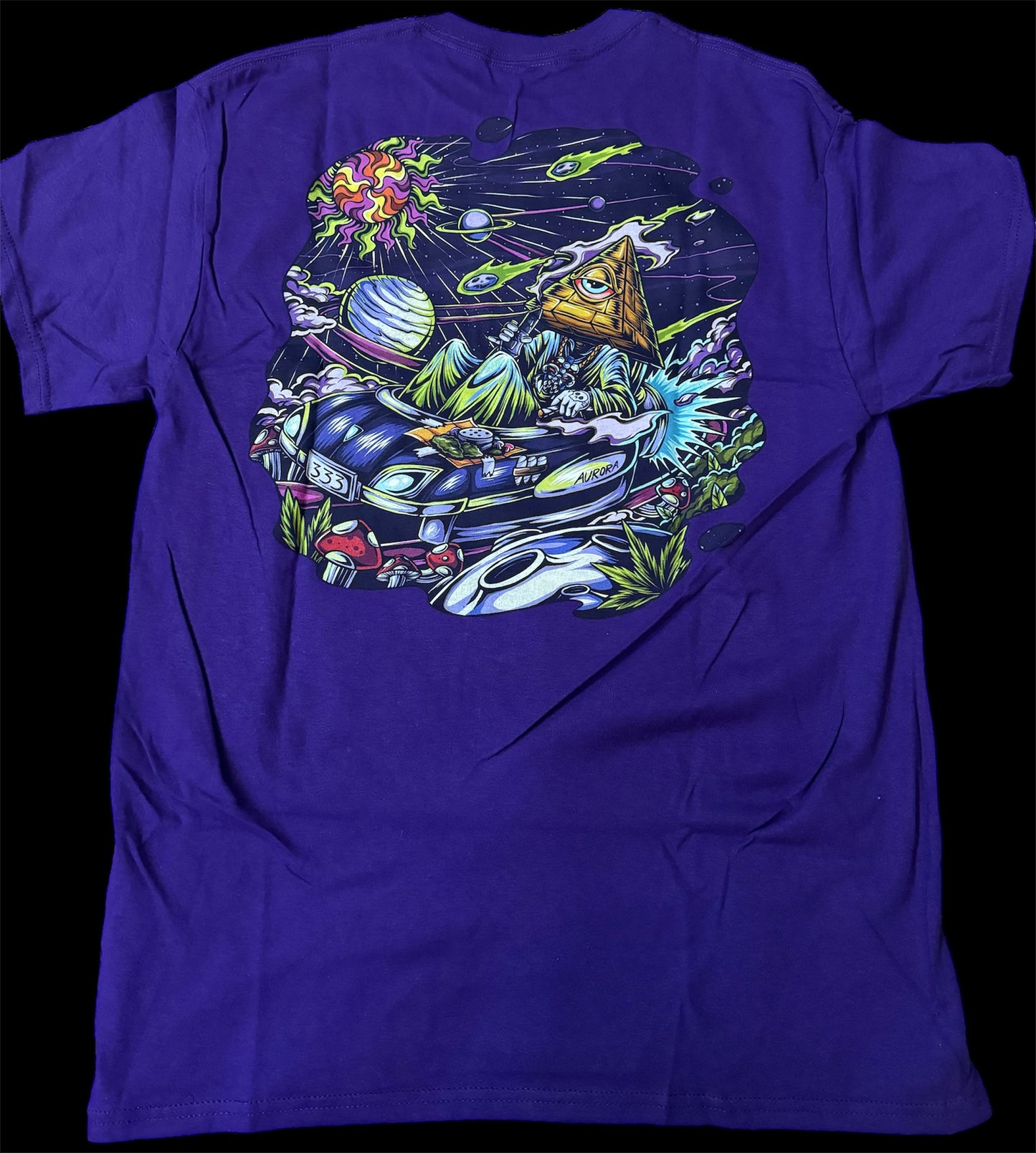 Purple Short sleeve t-shirt